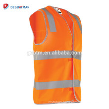 Cheap Hi-Vis 'Hoop' Taped Day/Night Work Safety Reflective Vest